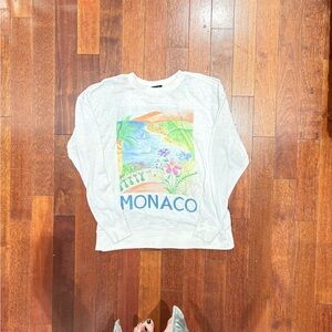 Wildfox Kids White Monaco Graphic Sweatshirt